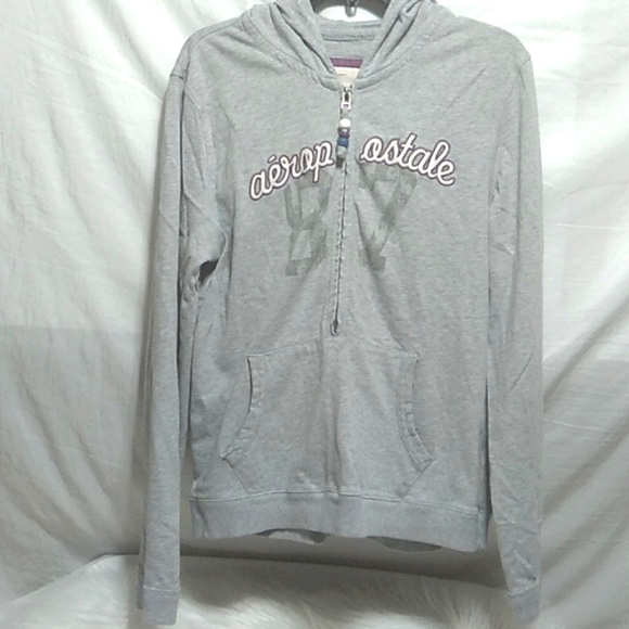 Aeropostale Sweaters - LAST DROP! Aeropostale Half Zip Pullover Hoodie Good Condition 2 Small Spots